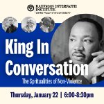 Picture of MLK with Mahatma Gandhi, Rabbi Abraham Joshua Heschel, and Venerable Zen Master Thich Nhat Hanh on January 22, 2026